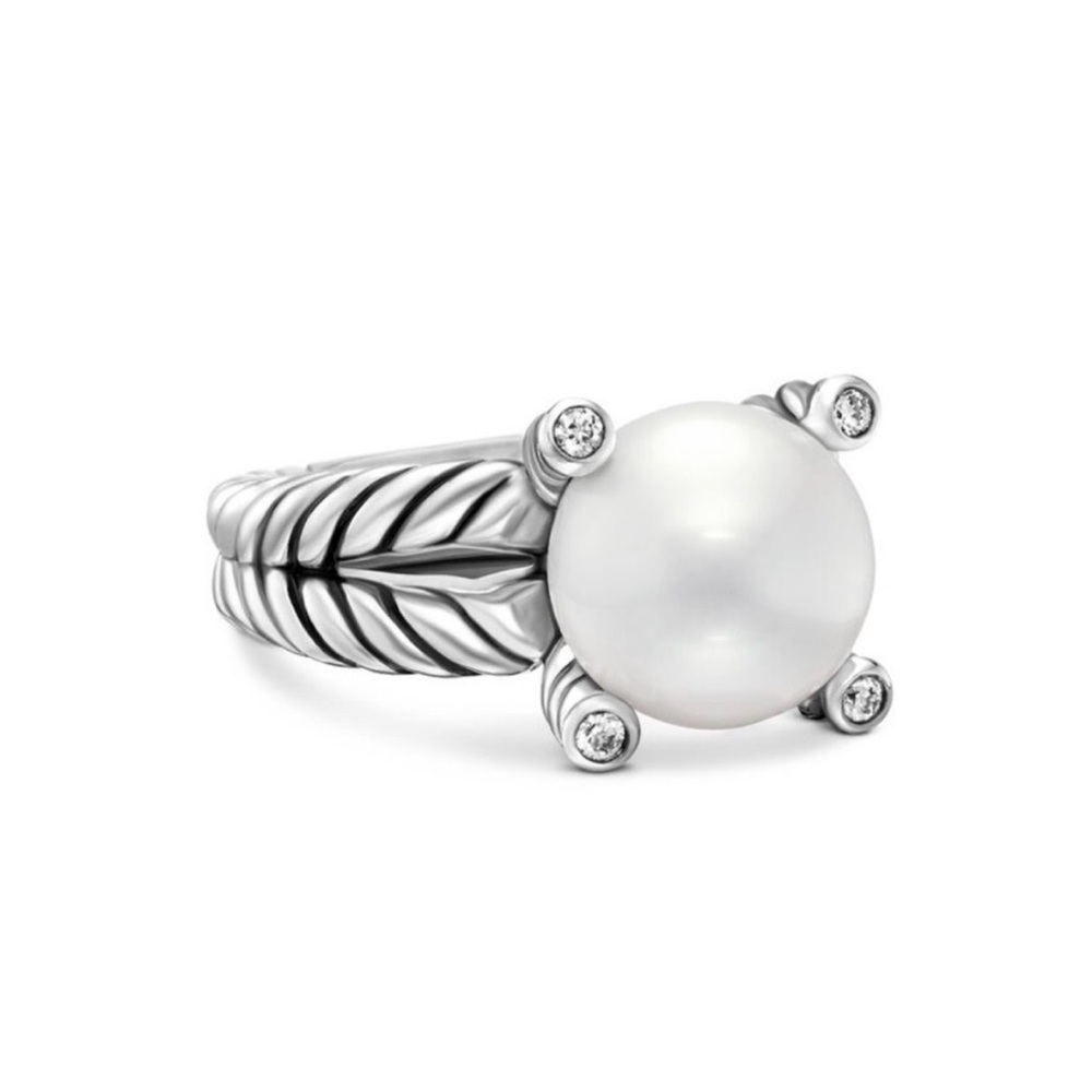 David Yurman Pearl ring size 7